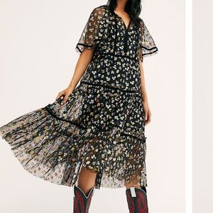 Free People Practical Magic Midi Dress